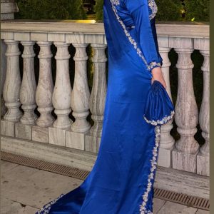 Alternative view of Pure silk embroidered Saree