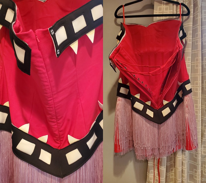 Mimzy Hazbin Hotel Cosplay Costume Flapper Dress Plus Size Used - Image 7