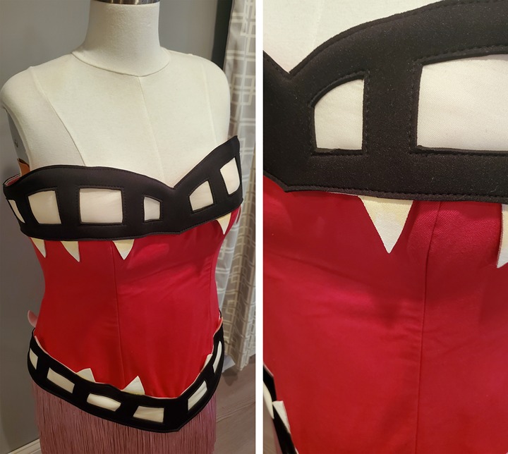 Mimzy Hazbin Hotel Cosplay Costume Flapper Dress Plus Size Used - Image 8