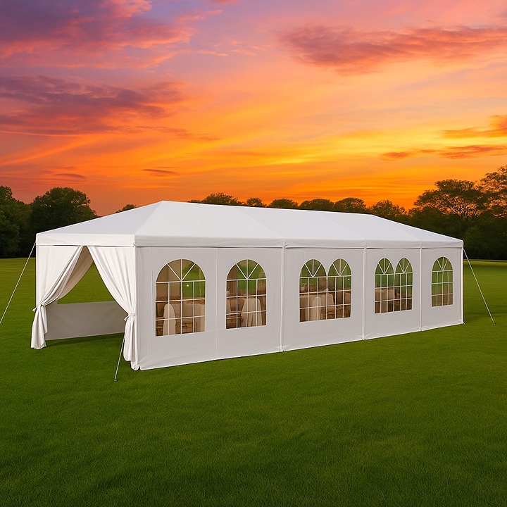 FREE SHIPPING - NEW 10x30 Outdoor Canopy Tent Gazebo Party Events w 8 Sides - Image 7