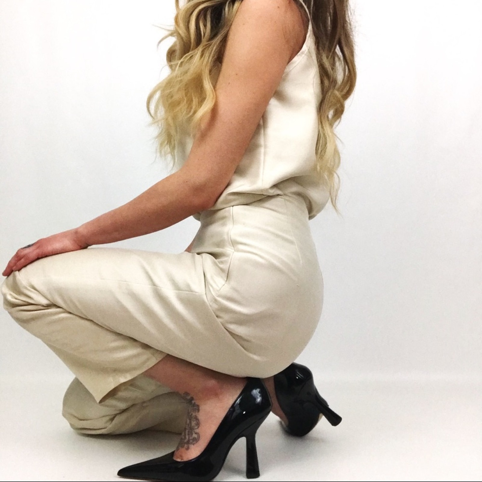 Vintage Pure Silk Pantsuit Coord Set