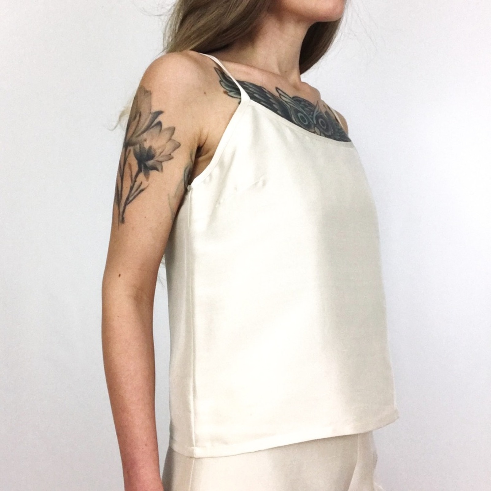 Vintage Pure Silk Pantsuit Coord Set - Image 10