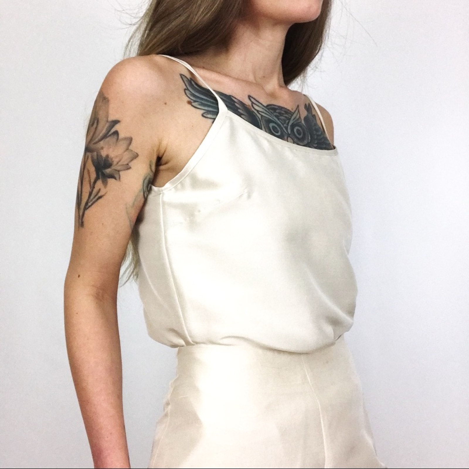 Vintage Pure Silk Pantsuit Coord Set - Image 6