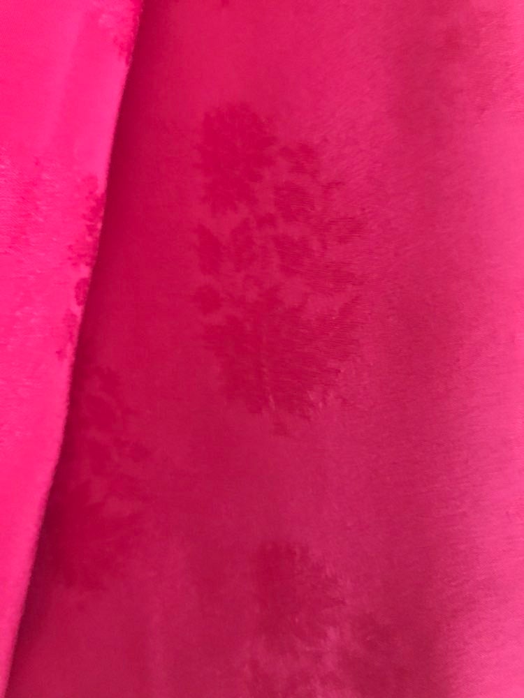 Saree Hot Pink in crepe satin - Image 5