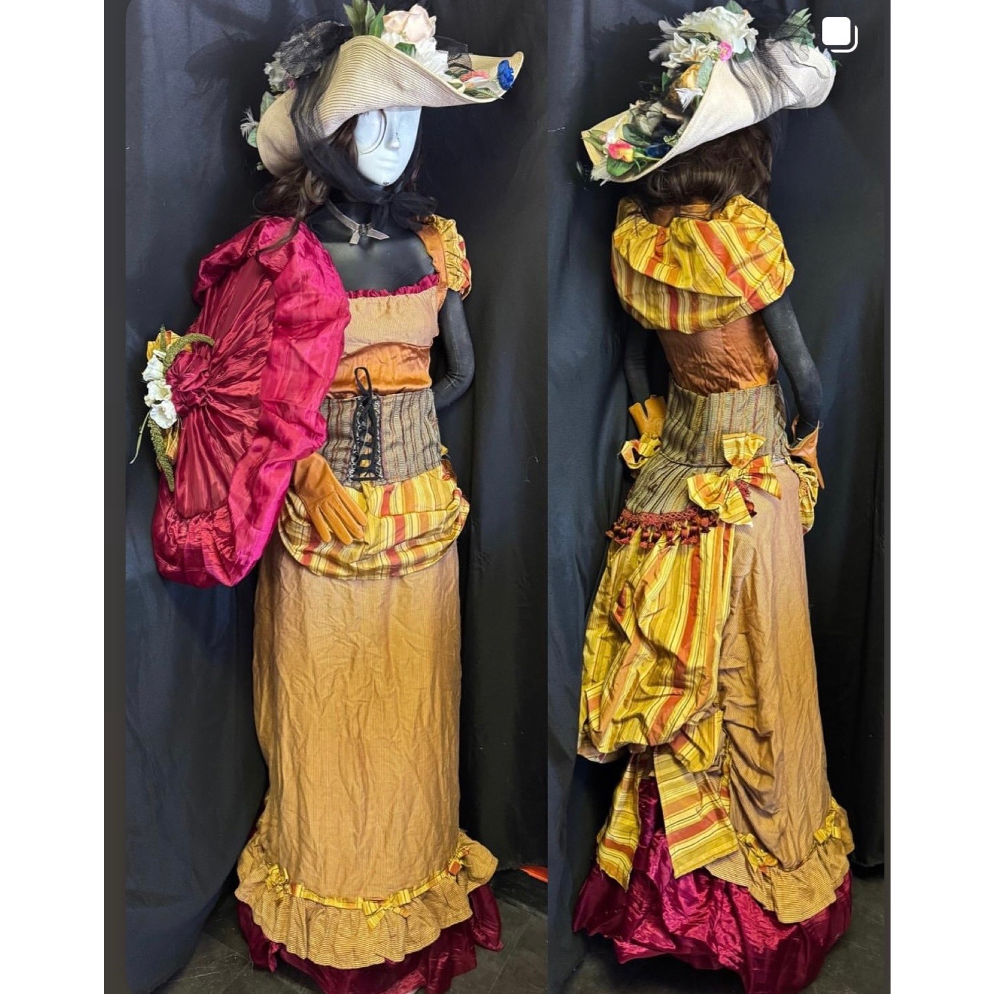 Victorian Woman - Handmade One-of-a-Kind COSTUME - Womans Medium