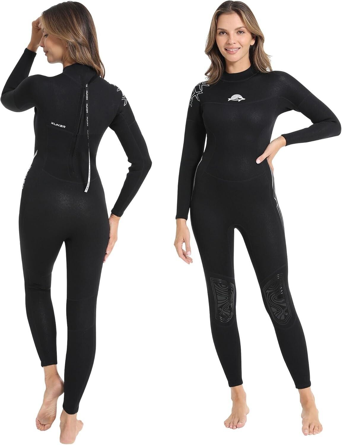 Unisex Men/Women 2MM Neoprene Wetsuit/Dive Suit with Back Zip - 3XL