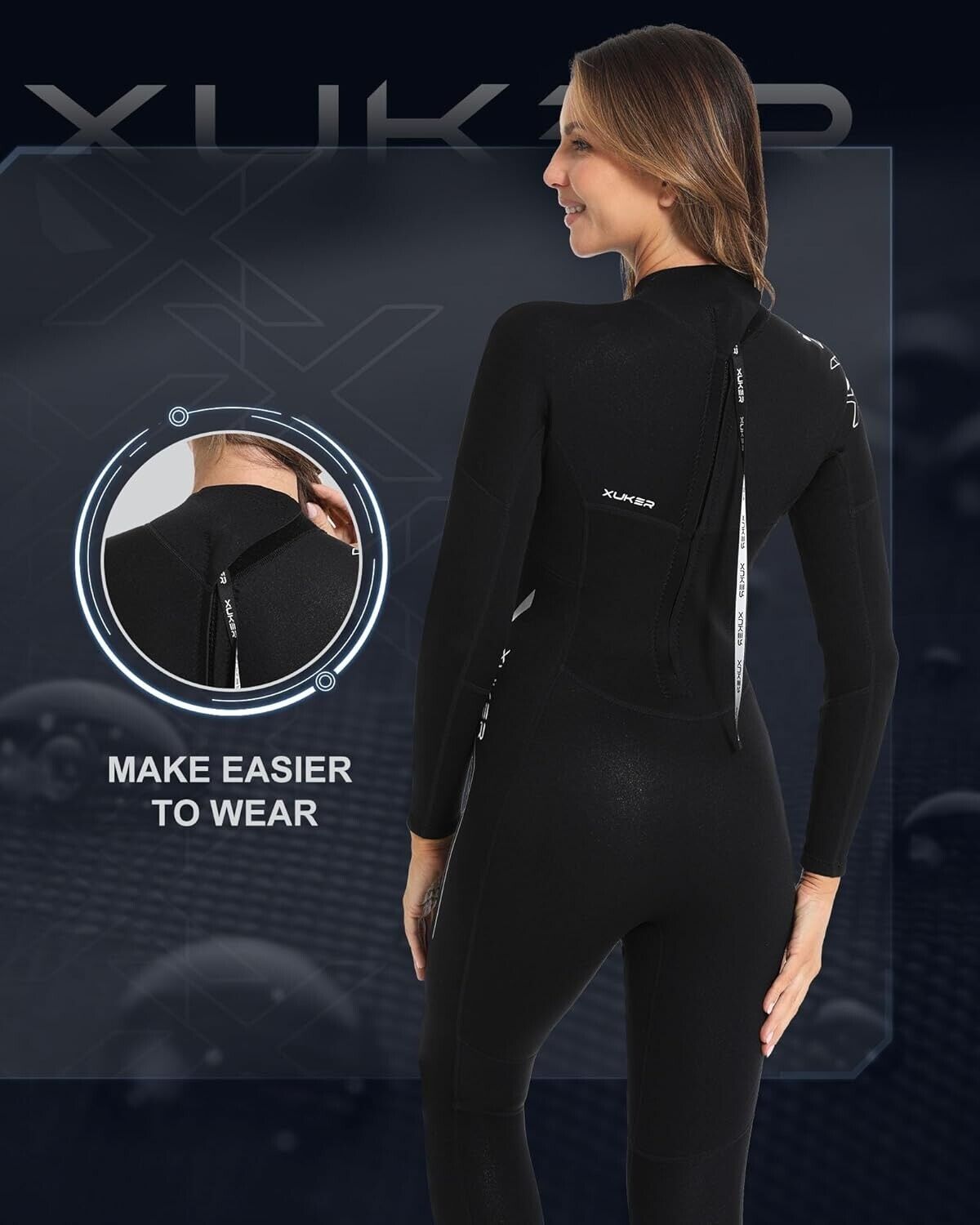 Unisex Men/Women 2MM Neoprene Wetsuit/Dive Suit with Back Zip - 3XL - Image 5