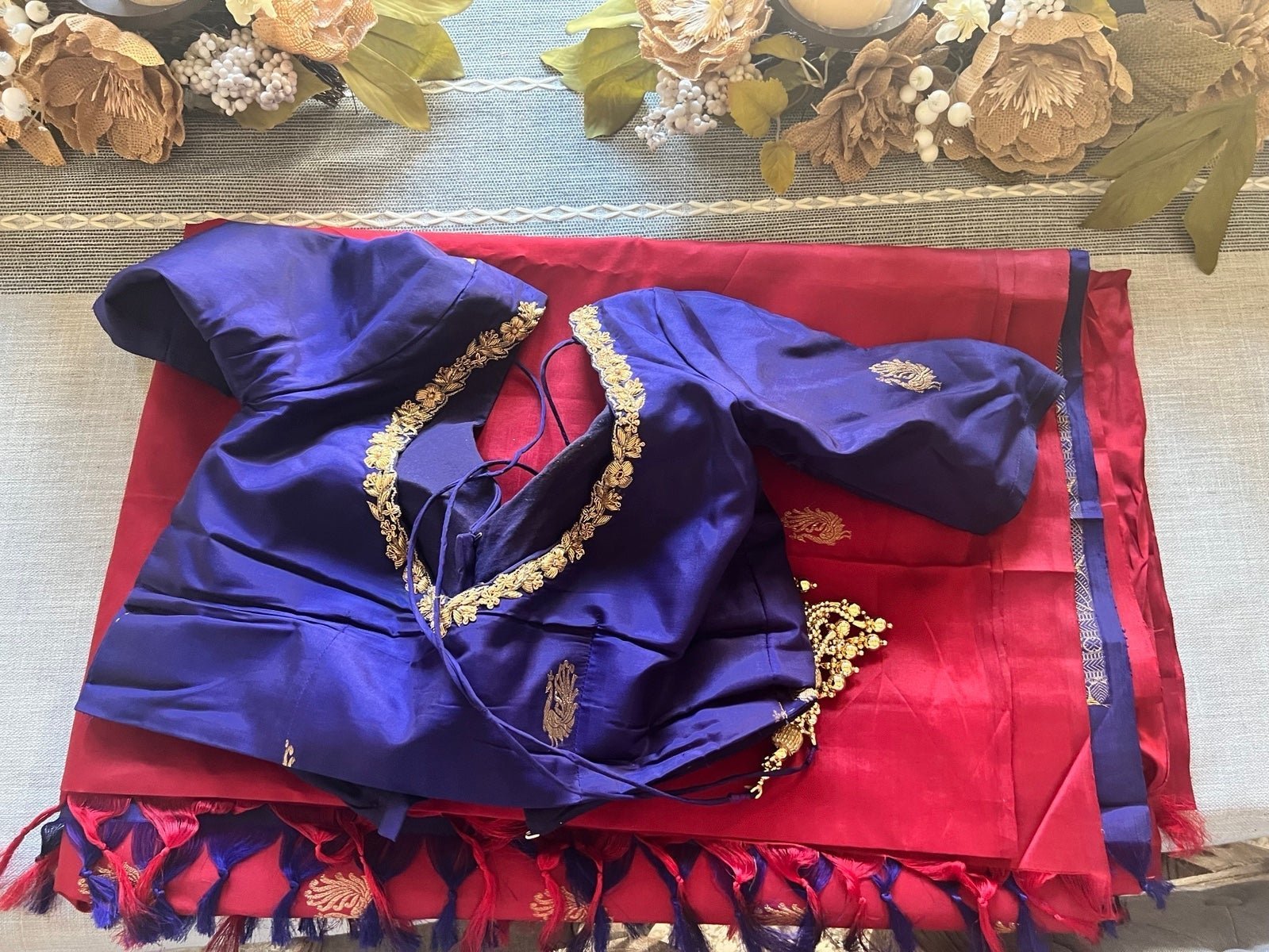 Gorgeous real silk kanjivaram (pattu saree) saree with blouse