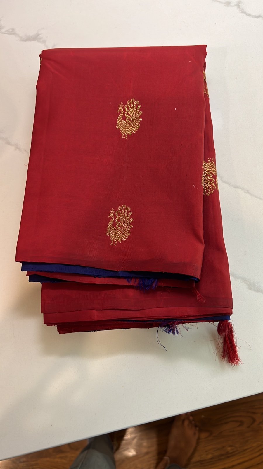 Gorgeous real silk kanjivaram (pattu saree) saree with blouse - Image 7