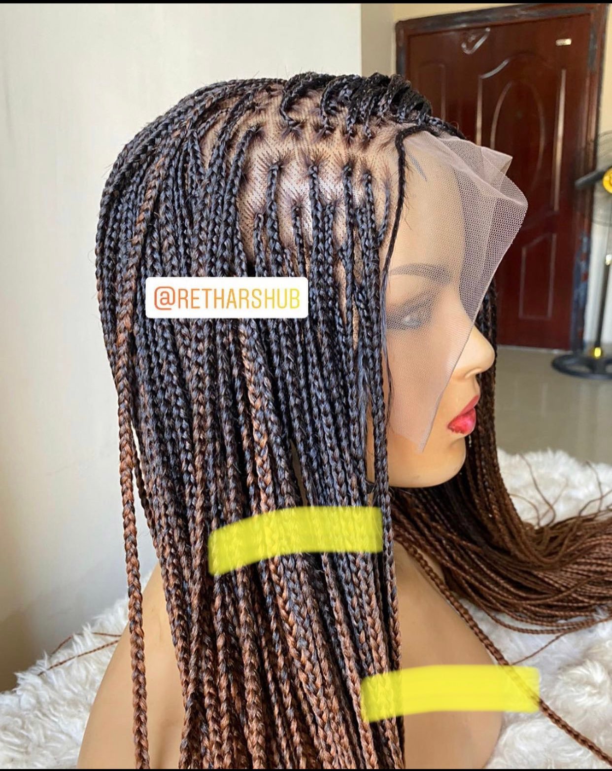 Knotless braided wig - Image 2